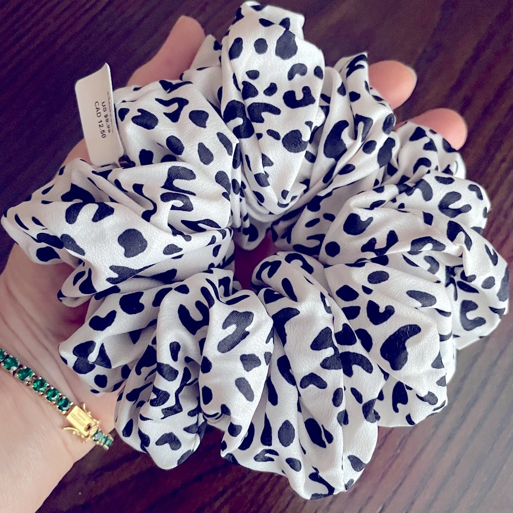 Claire’s Leopard Print Scrunchie - Picture 2 of 7